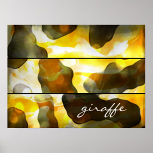 ToniGIRAFFE Druck Poster