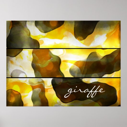 ToniGIRAFFE Print Poster (Vorne)