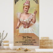 TONIK-PATENTMEDIZIN ROCK UND RYE 1888 POSTER (Küche)