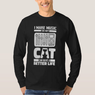 Toningenieur Cat Produzent - Studio Audio Ingenieu T-Shirt