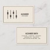 Toningenieur Elfenbeinküste Visitenkarte (Vorne/Hinten)