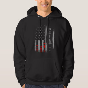 Toningenieur USA Flag Sound-Mann Technik Hoodie