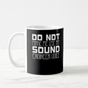 Toningenieur Voice Joke Audio Techniker Kaffeetasse