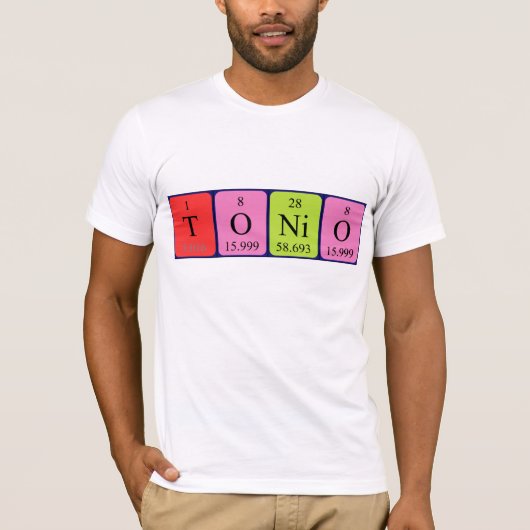 Tonio Periodenname Shirt (Vorderseite)