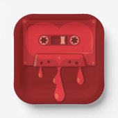 Tonkassette Pappteller (Vorderseite)