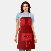 Tonkassette Schürze (Getragen)