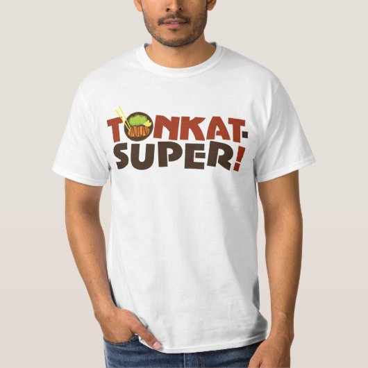 Tonkat-Super! Tonkatsu Grafik-T-Shirt T-Shirt (Vorderseite)
