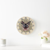 Tonkinese Cat clock Runde Wanduhr (Zuhause)