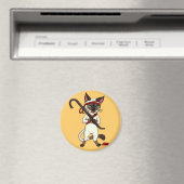 Tonkinese cat Zombie Slayer Magnet (In Situ (Geschirrspüler))