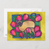 Tonkinese und Tulips Postkarte (Vorne/Hinten)