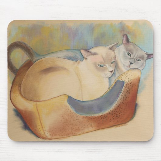 Tonkinese wertvoll u. Romeo Mousepad (Vorne)