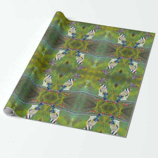 Tonkinson Birds - Finch & Thistle Geschenkpackung Geschenkpapier (Ungerollt)
