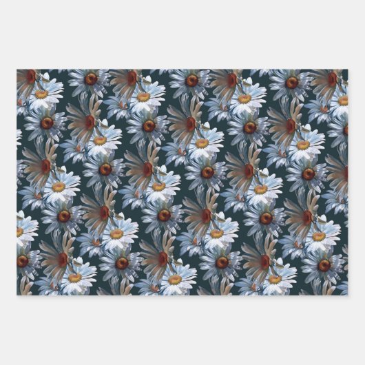Tonkinson Daisies Galore Tissue Gift Wrap Inpakpap Geschenkpapier Set (Vorderseite)