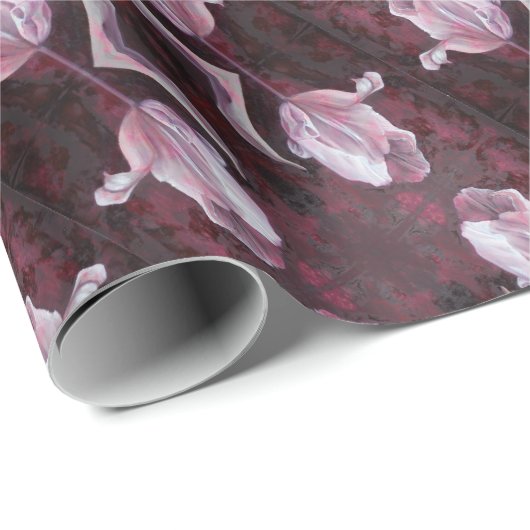 Tonkinson Tulips 3 Geschenkwrap Geschenkpapier (Rolleneckpunkt)