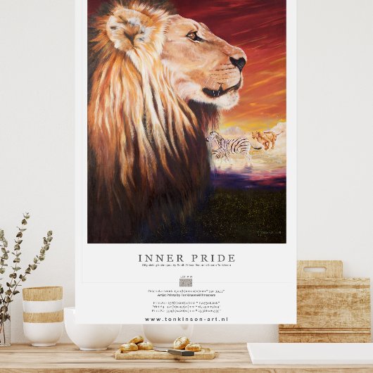Tonkinson Wildlife collection - Inner pride Poster (Küche)