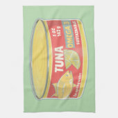 Tonne Thunfischkonserven Geschirrtuch (Vertikal)