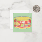 Tonne Thunfischkonserven Mitteilungskarte (Vorderseite/Rückseite Beispiel)