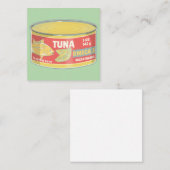 Tonne Thunfischkonserven Mitteilungskarte (Vorne/Hinten)