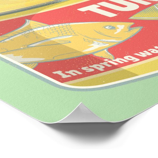 Tonne Thunfischkonserven Poster (Ecke)