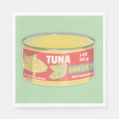 Tonne Thunfischkonserven Serviette (Vorderseite)