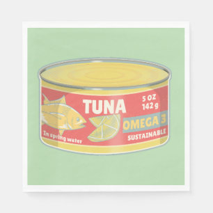 Tonne Thunfischkonserven Serviette