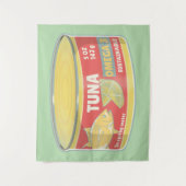 Tonne Thunfischkonserven Wandteppich (Vorderseite)