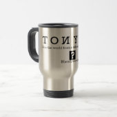TONNE WARUM Tasse (Vorderseite Links)