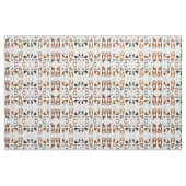 Tonnen Brötchen-Kaninchen-Gewebe Stoff (Fat Quarter (45,7 x 55,9 cm))