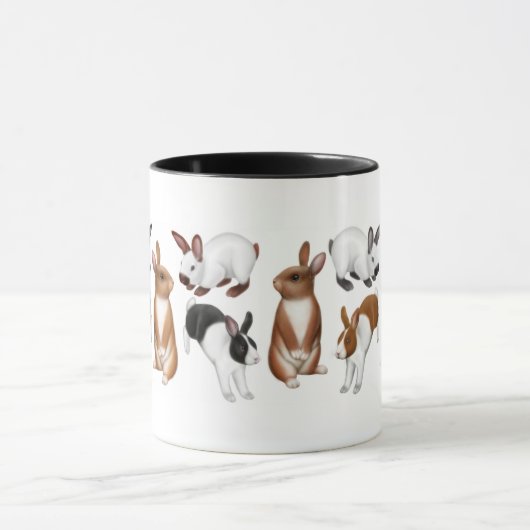 Tonnen der Brötchen-Kaninchen-Tasse Tasse (Zentrum)