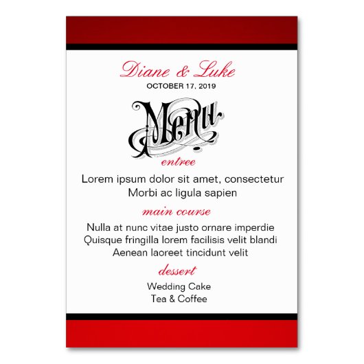 TONNEN der LIEBE-Elefanten-Strings des Lichtmenüs+ Tischnummer (Rückseite)