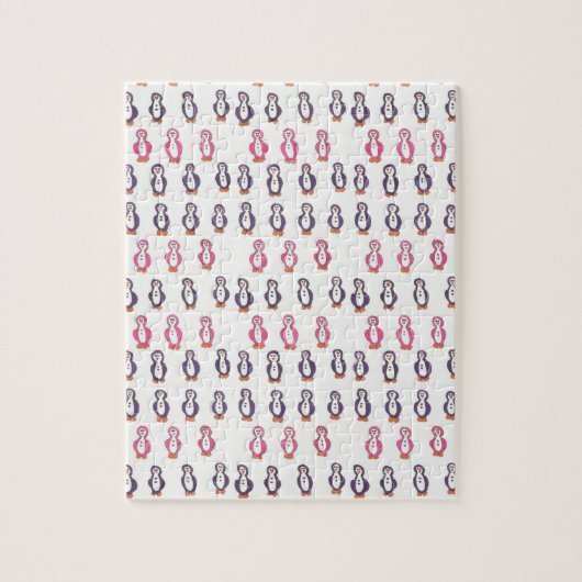 Tonnen des Pinguin-Puzzlen Puzzle (Vertikal)