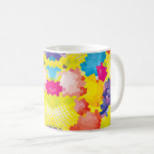 Tonnen farbiger Kreise Kaffeetasse (VorderseiteRechts)