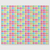 Tonnen gummiartiges Bärn-Packpapier Geschenkpapier (Flach)