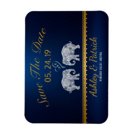 TONNEN LIEBE - Elefant Couple Indian Save the Date Magnet