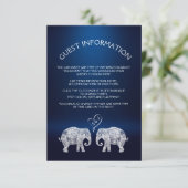 TONNEN LIEBE/Elefantencouchkarte Begleitkarte (Stehend Vorderseite)