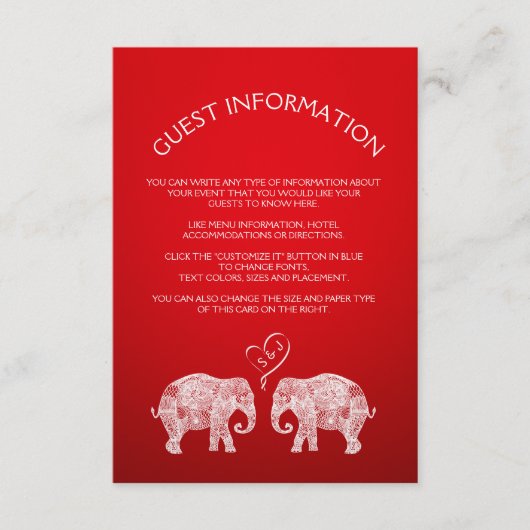 TONNEN LIEBE/Elefantencouchkarte Begleitkarte (Vorderseite)