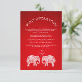 TONNEN LIEBE/Elefantencouchkarte Begleitkarte (Stehend Vorderseite)