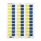 TONNEN LIEBE | Elephant Wedding Blue & Yellow (Vorne)