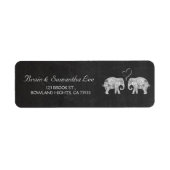 TONNEN LIEBE | Hochzeit mit Elephant Chalkboard (Vorne)