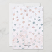 Tonnen neutrale Geschlechtsdusche der Liebe Einladung (Rückseite)