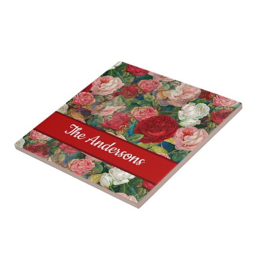 Tonnen Rose Garten Fliese (Seite)