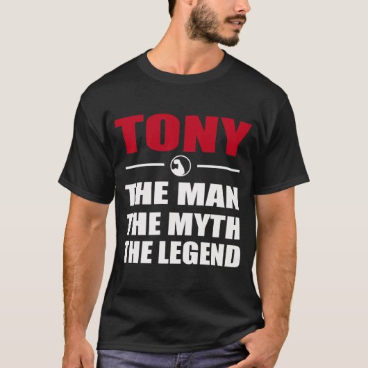 TONNEN SIE DEM MANN DEN MYTH, DEN LEGEND T-Shirt (Vorderseite)
