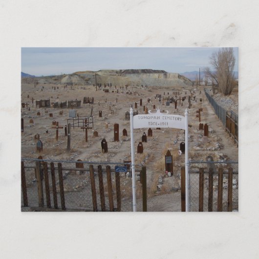 Tonopah-Friedhof Postkarte (Vorderseite)