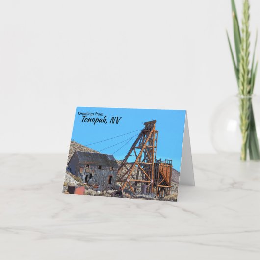 Tonopah Nevada Blank geklappt (Vorderseite)
