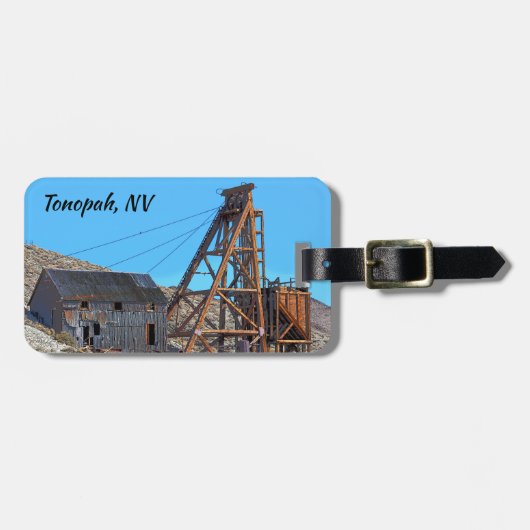Tonopah Nevada Gepäckanhänger (Vorderseite horizontal)