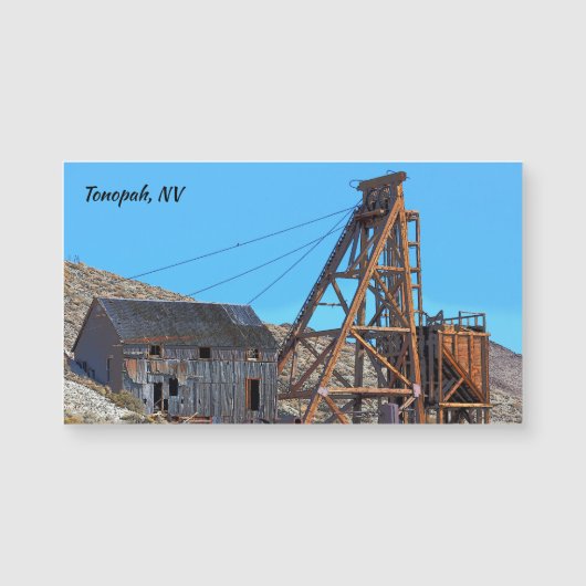 Tonopah Nevada Magnetkarte (Vorderseite)