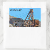Tonopah Nevada Rechteckiger Aufkleber (Tasche)