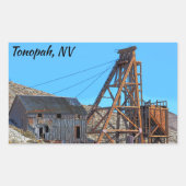 Tonopah Nevada Rechteckiger Aufkleber (Vorderseite)