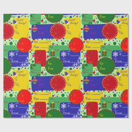 Tons of Tags Weihnachtspapier Geschenkpapier