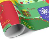 Tons of Tags Weihnachtspapier Geschenkpapier (Rolleneckpunkt)